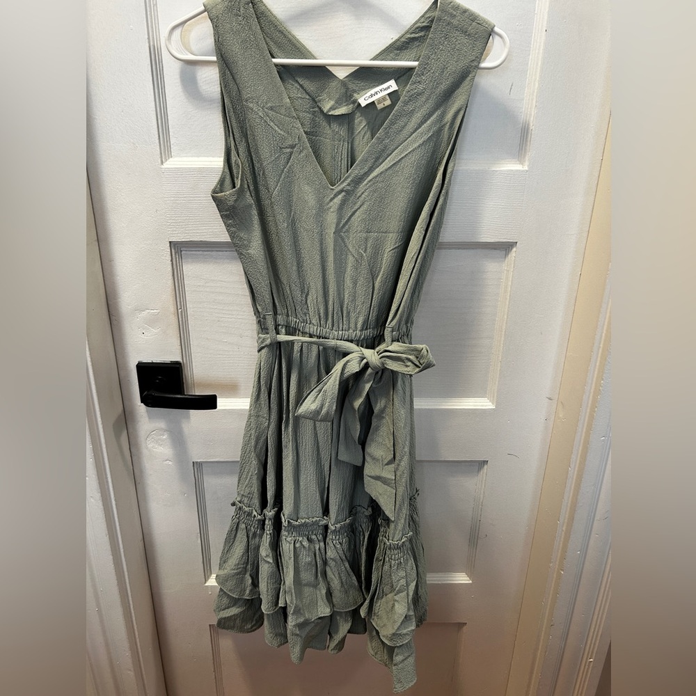 NWOT Green Calvin Klein Dress
